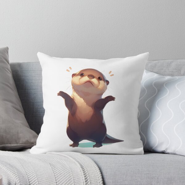 Item preview, Your cute happy friend otter designed and sold by PatternFly.