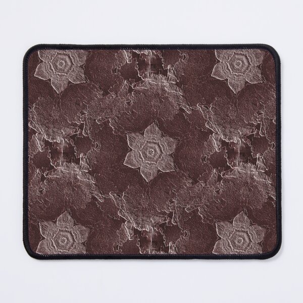 Item preview, Rustic Monochromatic Floral Pattern in Reddish Brown designed and sold by Artistestella.