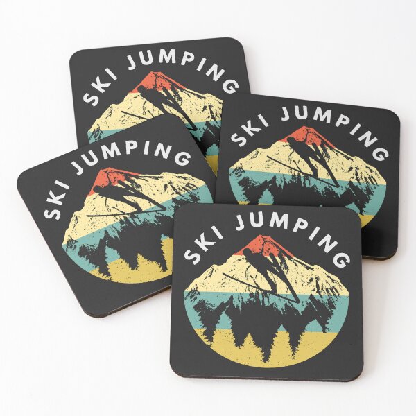 Item preview, Ski Jumping Vintage Design for Winter Sports Lovers  designed and sold by Anniko Art Studio.