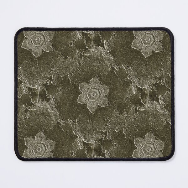 Item preview, Rustic Monochromatic Floral Pattern in Brown designed and sold by Artistestella.