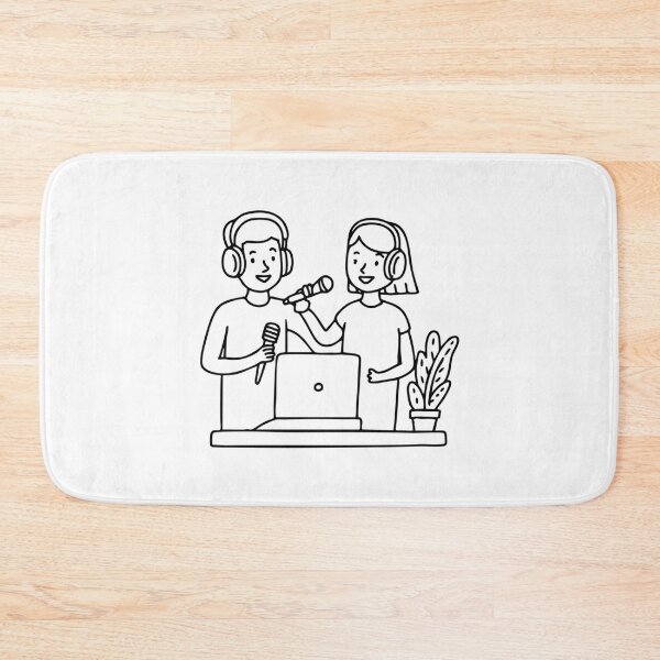 Item preview, Couple singing duet in a recording studio designed and sold by rasagamastore.