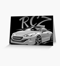 RCZ & quot; Low Style & quot; Greeting Card