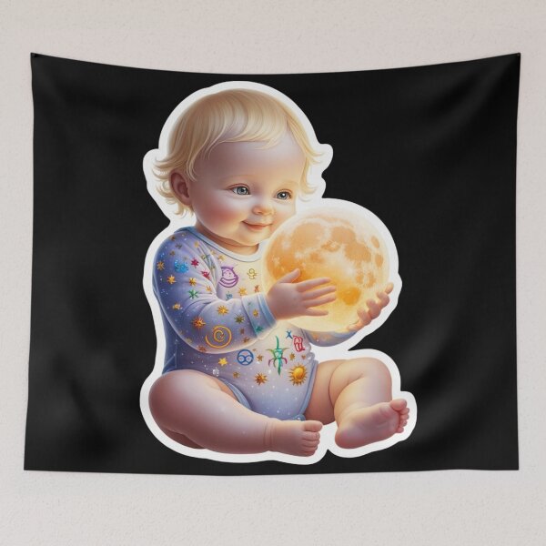 Item preview,  Sweet Stellar Astrology Sun Angelic Baby  designed and sold by Mudastro Astrology.