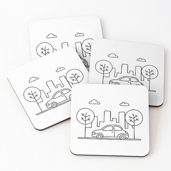 Item preview, Driving in a car with city lights in the distance designed and sold by rasagamastore.
