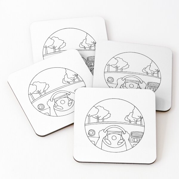 Item preview, Driving with hands on the steering wheel behind the dashboard designed and sold by rasagamastore.