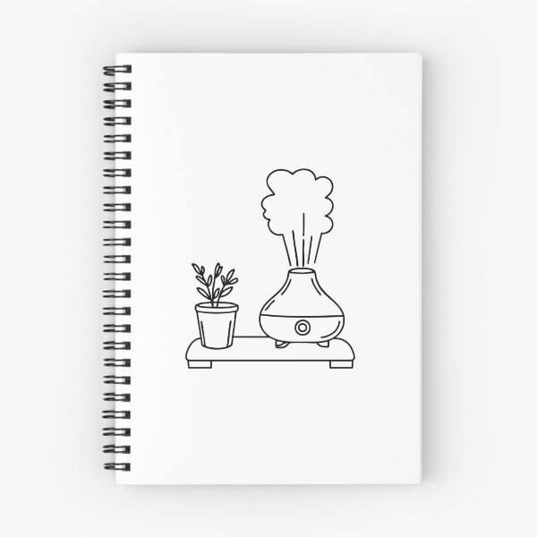 Item preview, Diffuser releasing a steady mist on a bedside table designed and sold by rasagamastore.