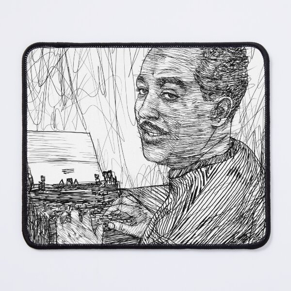 Item preview, LANGSTON HUGHES - ink portrait .1 designed and sold by lautir.