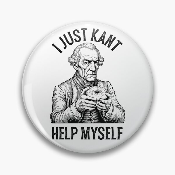 Item preview, Funny Philosophy Immanuel Kant Help Myself Donut Philosopher designed and sold by GrandeDuc.