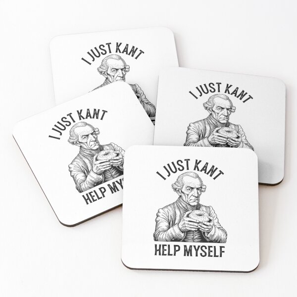 Item preview, Funny Philosophy Immanuel Kant Help Myself Donut Philosopher designed and sold by GrandeDuc.