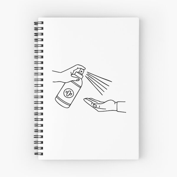 Item preview, Disinfectant spray applied on a hand designed and sold by rasagamastore.