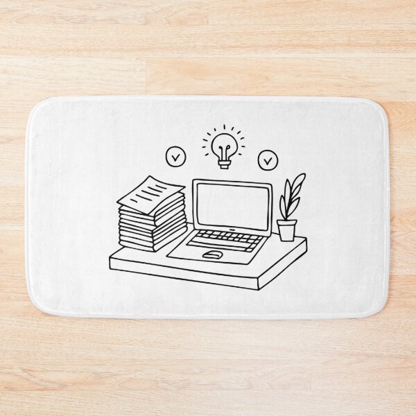 Item preview, Documents piled on a desk next to a laptop designed and sold by rasagamastore.