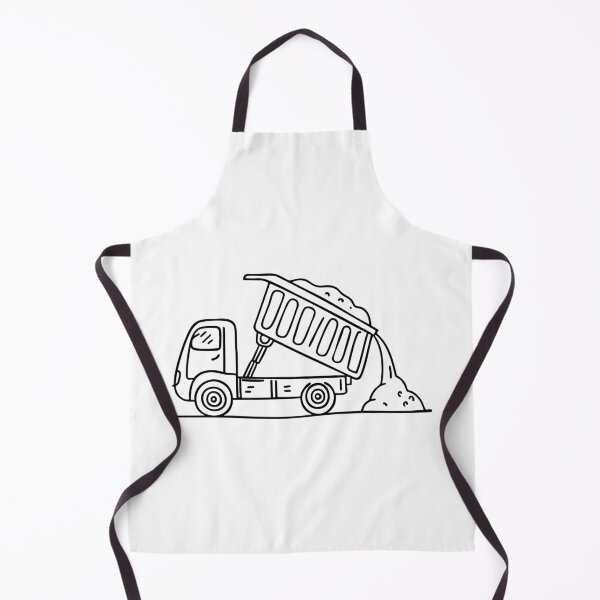 Item preview, Dump truck unloading a pile of soil designed and sold by rasagamastore.