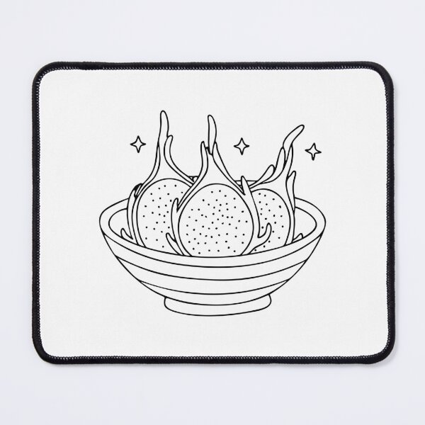 Item preview, Dragon fruit sliced and arranged in a bowl designed and sold by rasagamastore.