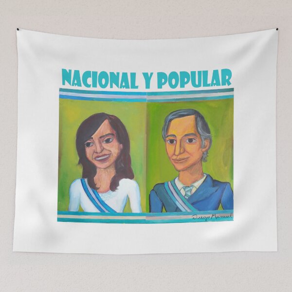 Item preview, Cristina y Néstor Kirchner. Nac and pop designed and sold by Diego Manuel Rodriguez.