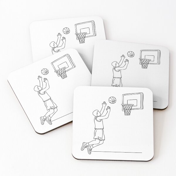 Item preview, Basketball player mid-dunk, soaring toward the hoop designed and sold by rasagamastore.