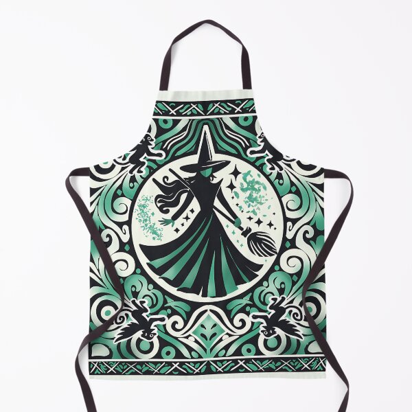 Item preview, Wicked Broadway-Inspired Spanish Tile Design Elphaba designed and sold by PricklyBearArt.