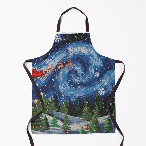 Item preview, celebrating christmas under the starry night, art christmas designed and sold by NoetherSym.