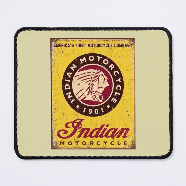 Item preview, INDIAN MOTORCYCLE USA Bike Service Vintage Retro Garage Bar Cave Sign designed and sold by FutureTraveller.