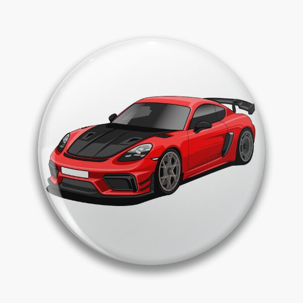 Item preview, Ilustración del supercoche rojo Porsche Cayman designed and sold by wisnubayuaji.