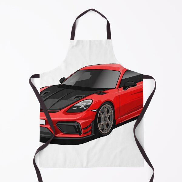 Item preview, Ilustración del supercoche rojo Porsche Cayman designed and sold by wisnubayuaji.