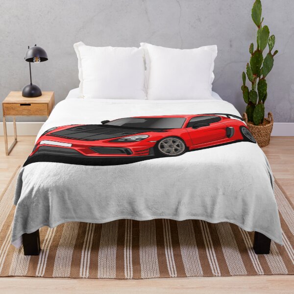 Item preview, red super car porsche cayman illustration designed and sold by wisnubayuaji.