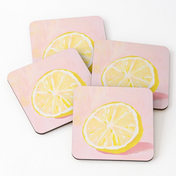 Item preview, Lemon Fruit Painting Preppy Pink Dopamine designed and sold by ArtHouseNiklas.