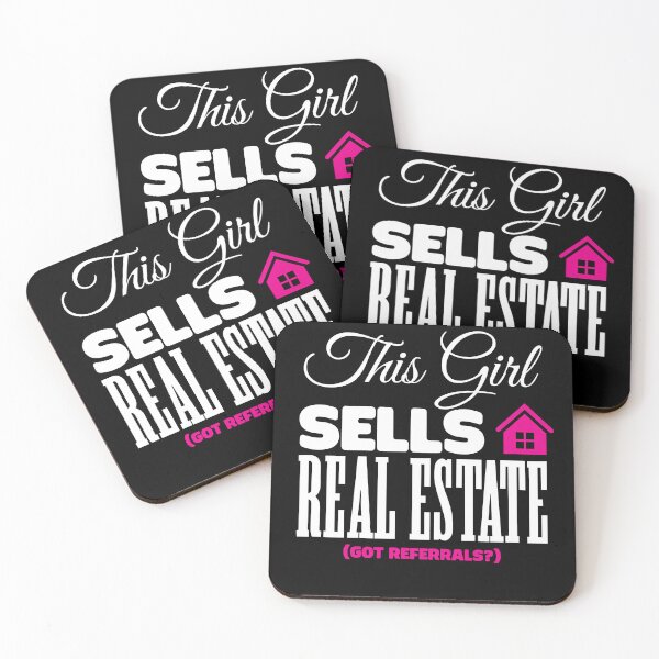 Item preview, this girl sells real estate, got referrals designed and sold by KaiLabsArt.