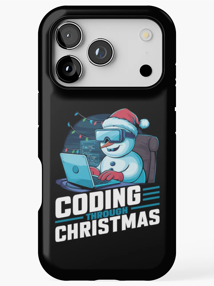 Thumbnail 1 of 4, iPhone Case, Coding Through Christmas designed and sold by CosmicFreedom9.