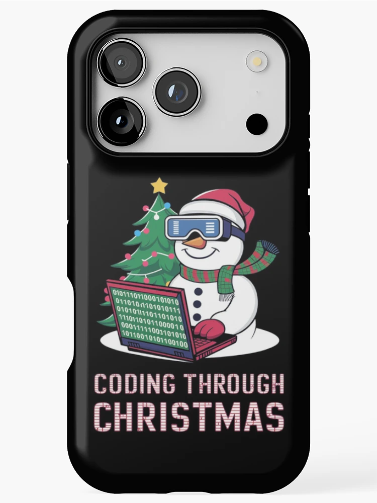 Thumbnail 1 of 4, iPhone Case, Coding Through Christmas designed and sold by CosmicFreedom9.