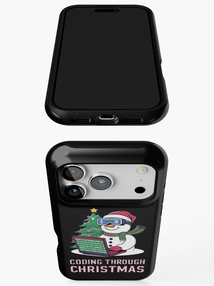 Thumbnail 3 of 4, iPhone Case, Coding Through Christmas designed and sold by CosmicFreedom9.