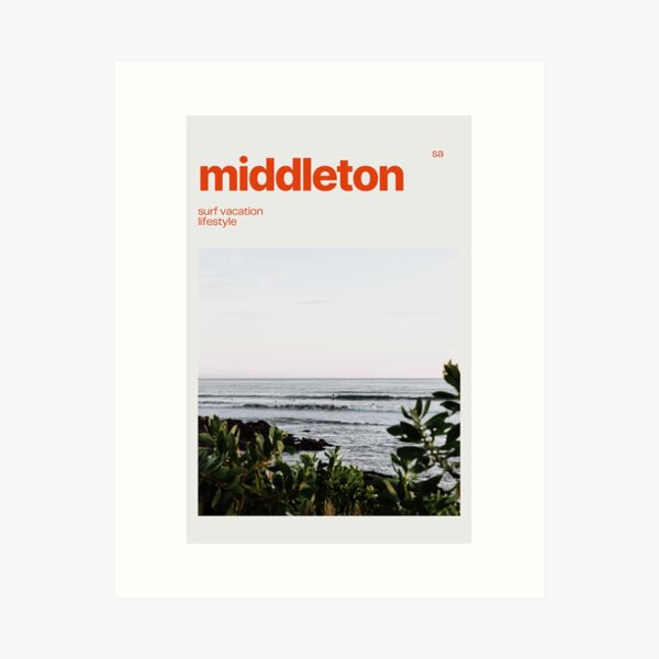 Item preview, Middleton, South Australia Travel Poster designed and sold by Tash Mohring.