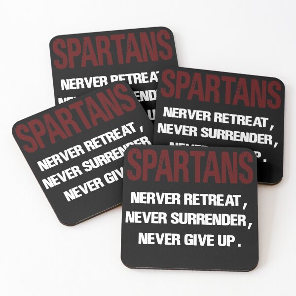 Item preview, Spartan Law Warriors Never give up Never surrender designed and sold by LuizSilva1983.