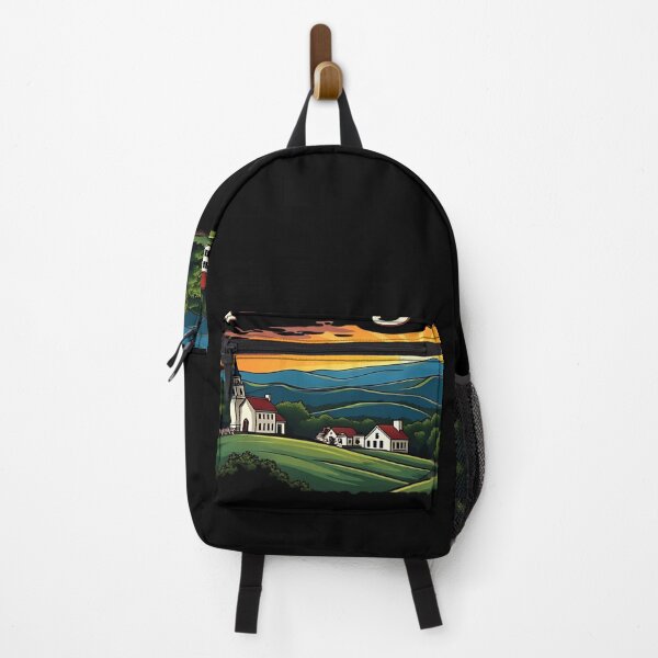 Item preview, Historic Scenic Landscape - Vintage Hills T-Shirt Design designed and sold by Samgfxt-shirt.
