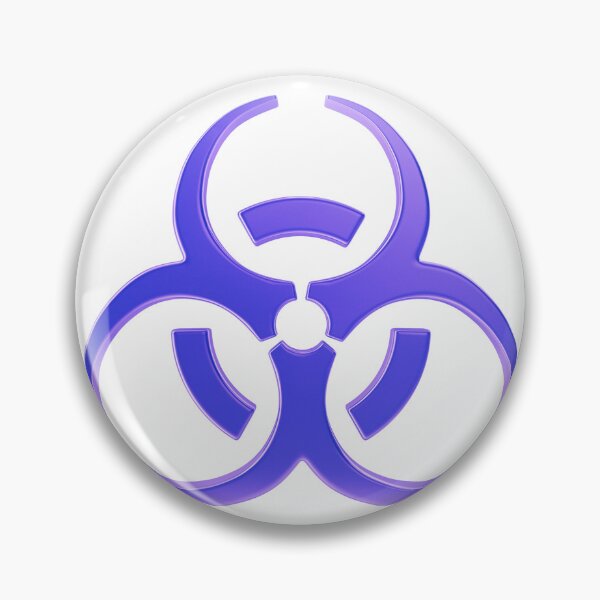 Item preview, Bold Biohazard Symbol Warning Design XVIII designed and sold by PunktLE.