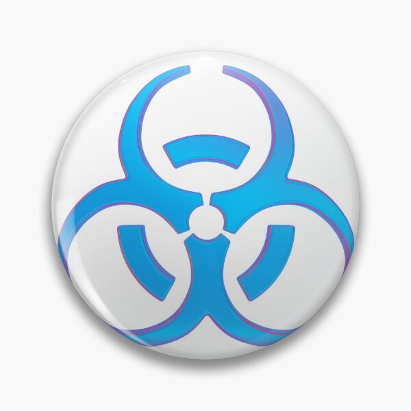 Item preview, Bold Biohazard Symbol Warning Design XIX designed and sold by PunktLE.