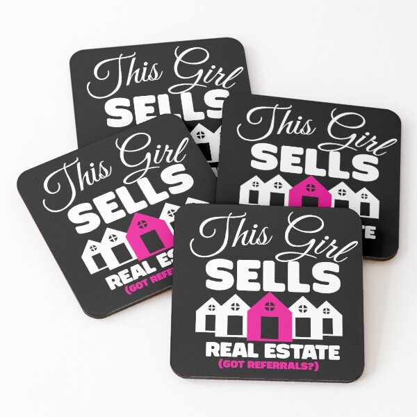 Item preview, this girl sells real estate, got referrals designed and sold by KaiLabsArt.