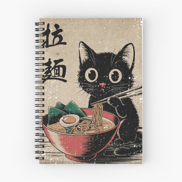 Item preview, Cat Ramen Japanese Funny Graphic Tees Kawaii Cat Anime Gifts designed and sold by Damcoc.
