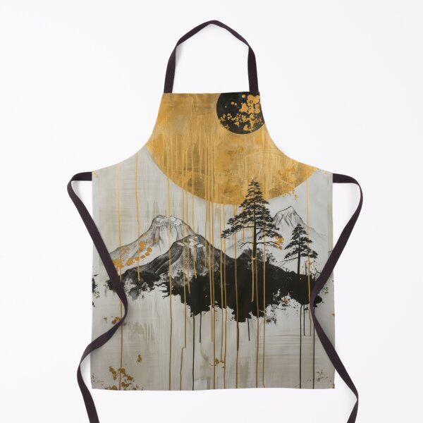 Item preview, Radiant Gold Disc Illuminates Mountain Horizons designed and sold by Piotrek0001.