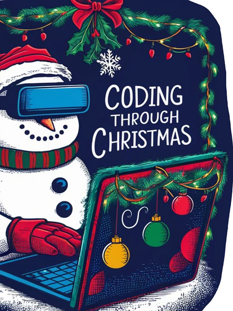 Thumbnail 4 of 4, iPhone Case, Coding Through Christmas designed and sold by CosmicFreedom9.