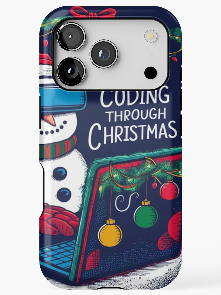 Thumbnail 1 of 4, iPhone Case, Coding Through Christmas designed and sold by CosmicFreedom9.