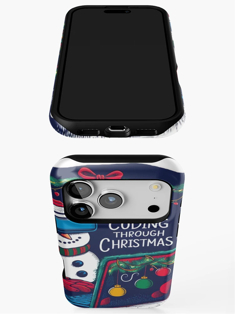 Thumbnail 3 of 4, iPhone Case, Coding Through Christmas designed and sold by CosmicFreedom9.