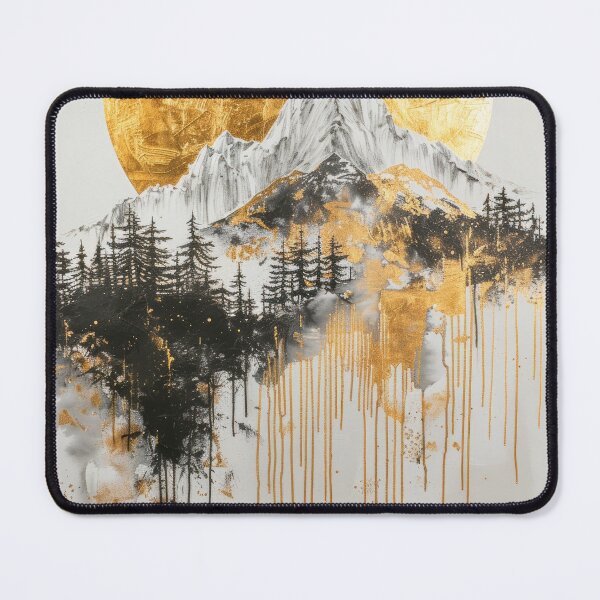 Item preview, Elegant Peaks Framed by Golden Highlights designed and sold by Piotrek0001.