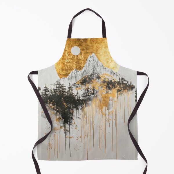 Item preview, Elegant Peaks Framed by Golden Highlights designed and sold by Piotrek0001.