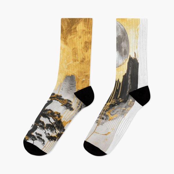 Item preview, Abstract Gold Accents in Serene Landscapes designed and sold by Piotrek0001.