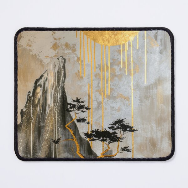 Item preview, Modern Landscape Design with Golden Orb designed and sold by Piotrek0001.