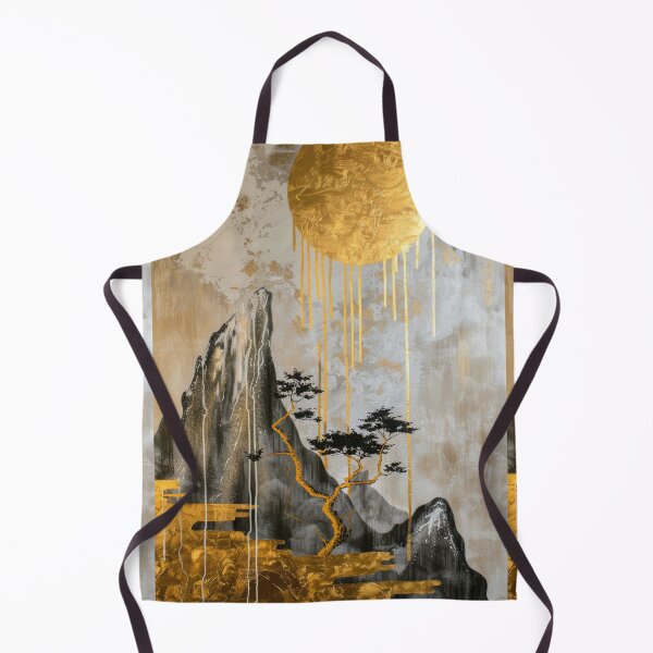 Item preview, Modern Landscape Design with Golden Orb designed and sold by Piotrek0001.