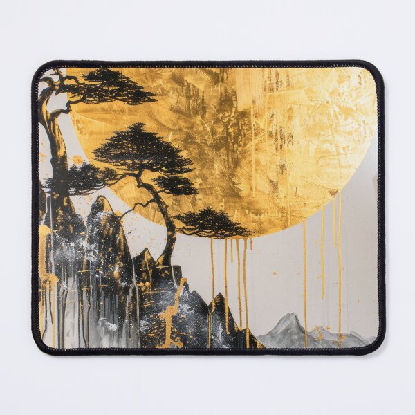 Item preview, Vertical Composition of Mountains and Gold Elements designed and sold by Piotrek0001.