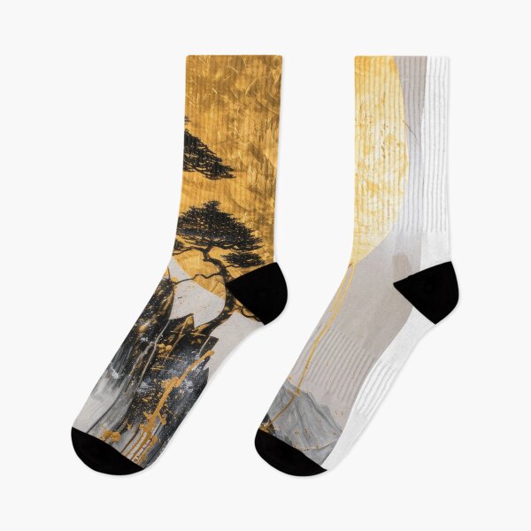 Item preview, Vertical Composition of Mountains and Gold Elements designed and sold by Piotrek0001.