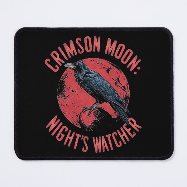 Item preview, Crimson Moon Crow - Mystical Nightwatch Design designed and sold by love3617.