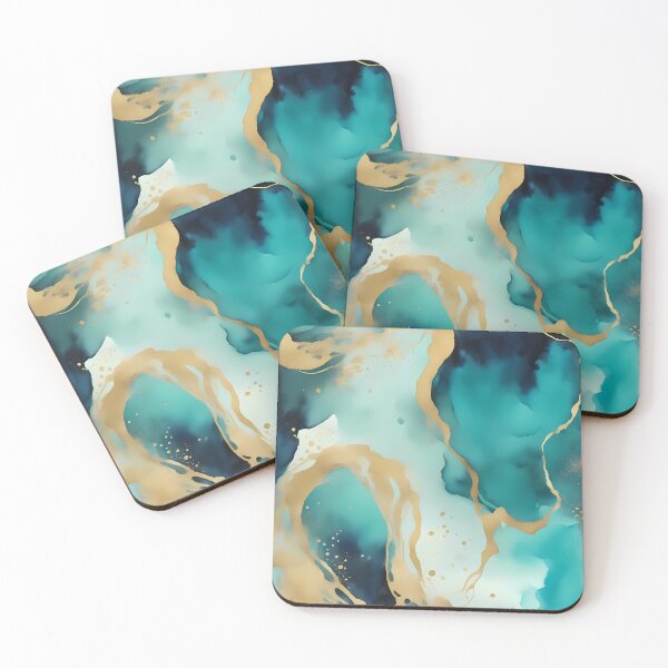 Item preview, Turquoise Golden Fantasy designed and sold by CalmnessbyChoice.